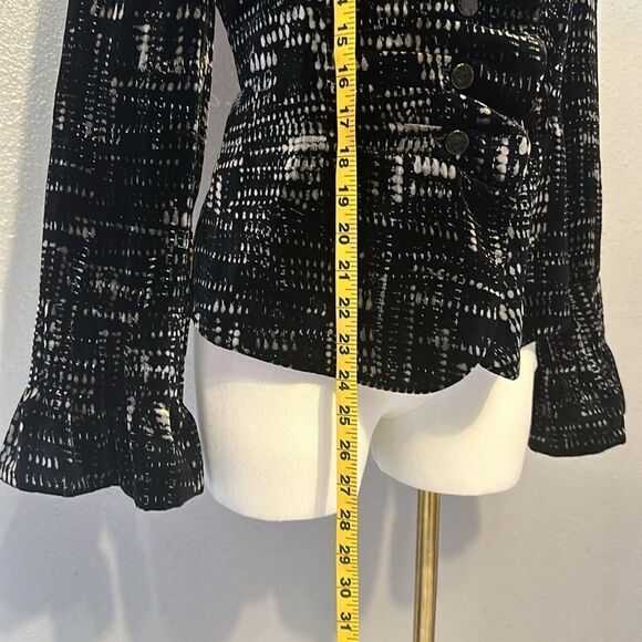 Armani collezioni women’s button front velvet blazer size 10 - Picture 4 of 11